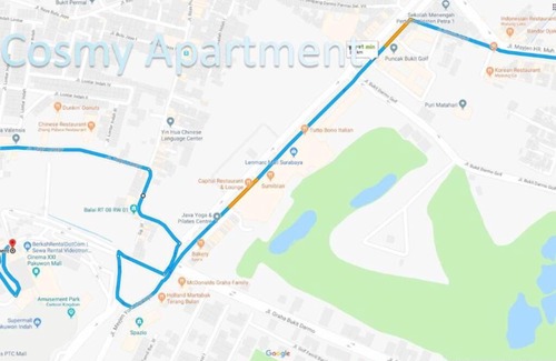 Surabaya Apartment | Cosmy Orchard Apartment at Pakuwon Mall with Wifi