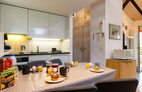 Capriasca Apartment | Cosy apartment for 4 people with pool, WIFI, TV, patio and panoramic view