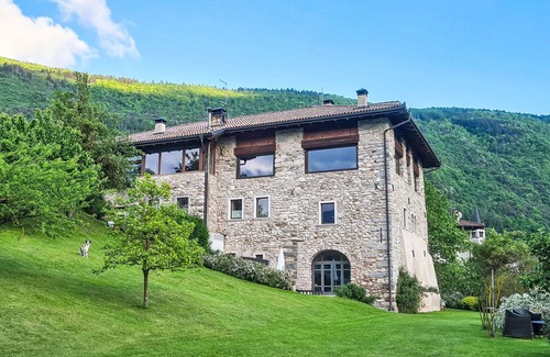 Comano Terme Apartment | Cosy apartment for 4 people with private pool, WIFI, TV, patio and pets allowed