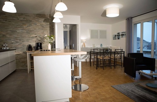 Faubourg Sud Apartment | Cottage Good Friends DIJON downtown. 70 m², 6 people Large south terrace, parking.