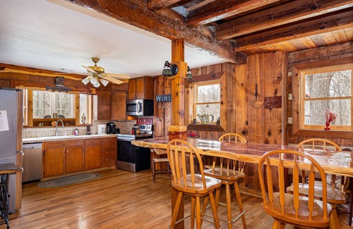 Craig Creek House | Country Cabin with Creek Frontage, High Speed Internet, and Electric Car Charger