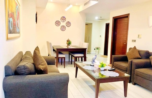 G-8 Sector Apartment | Cozy 1-bedroom apartment with living room and a beautiful view of Islamabad