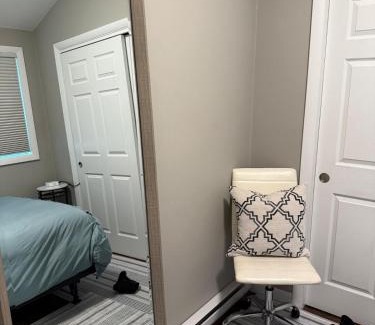 Framingham Apartment | Cozy en suite with high ceilings