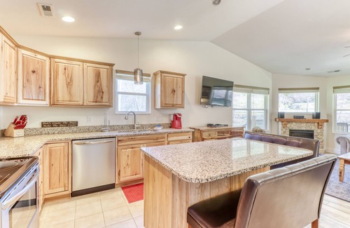 Whittier Cottage | Cozy home w/deck, fireplace & hot tub - riverfront access