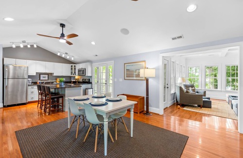 Sherrills Ford House | Cozy Lakefront Home w/Firepit & Covered Dock