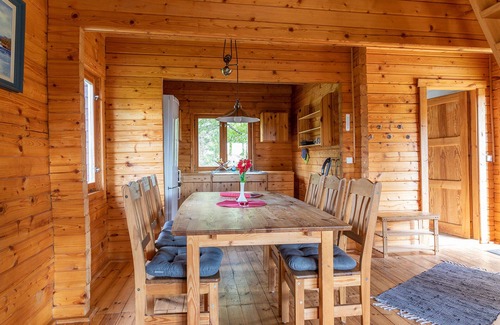 Skaftet House | Cozy log cabin near the Baltic Sea, ideal for fishing and relaxing
