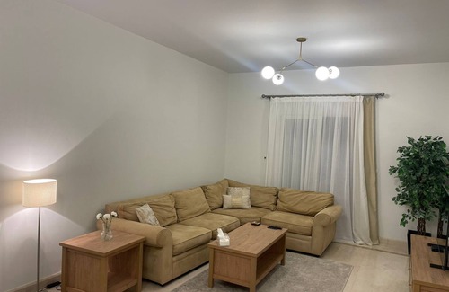 Sheraton Al Matar Apartment | Cozy Mivida Boulevard Flat Overlooking Pool