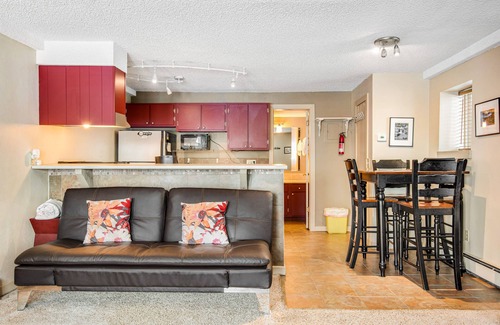 Wildernest Apartment | Cozy mountain view condo with patio - on bus route & great for skiing & boating