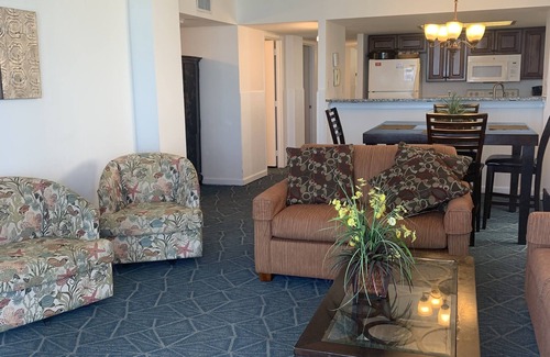 Crescent Beach Condo | Cozy oceanfront beach condo full of light