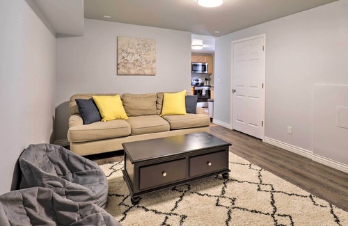Orem Apartment | Cozy Orem Basement Apartment ~ 8 Mi to BYU!
