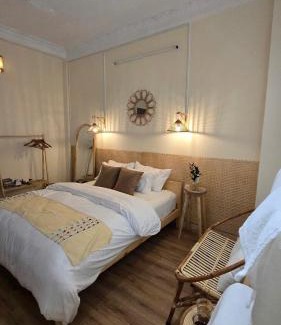 District 1 Apartment | Cozy Room Featuring Local Rattan & Bamboo