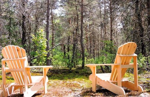 Joly Cabin | Cozy Tiny Cabin w Nature Shower & Wi-Fi | Near Mikisew Provincial Park & Lakes