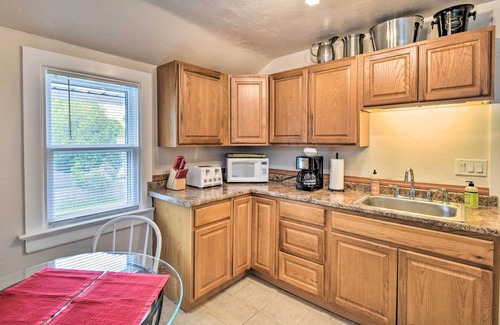 Elkhart Lake Apartment | Cozy Unit w/Patio: Walk to Dining, Lake Elkhart!