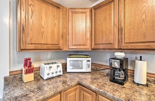 Elkhart Lake Apartment | Cozy Unit w/Patio: Walk to Dining, Lake Elkhart!