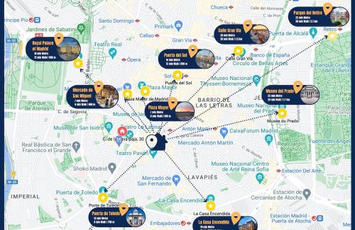 Embajadores Apartment | Cultural and Historical Heart - 7min walk Plaza Mayor and PalacioReal - AC