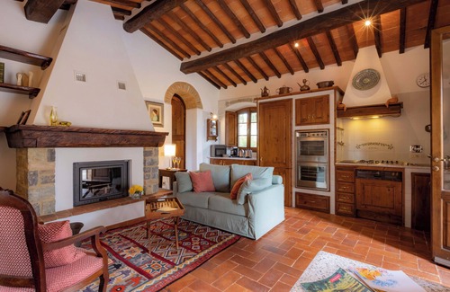 Castellina in Chianti House | Cypress trees 2 - Old stone house with pool and breathtaking views