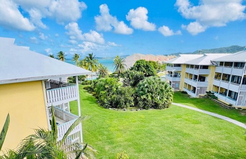 Estate Golden Rock Condo | Dante's Paradise awaits YOU 2 bed, 2 bath condo, steps from the pool and beach!