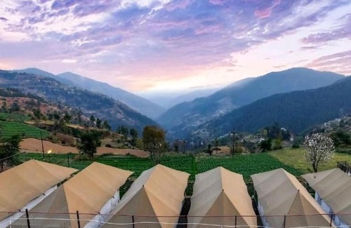 Shimla Bed & Breakfast | Dawn N Dusk Glamping tents with quintessential valley view