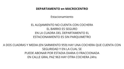 Rio Cuarto Apartment | Departamento con Balcón y Asador