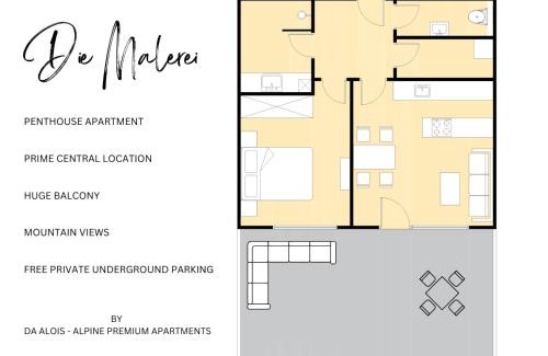 Groebming Apartment | Die Malerei Penthouse by Da Alois - Alpine Premium Apartments