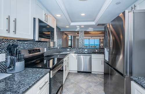 Sand Key Condo | Direct Gulf Front Southern Exposure corner unit with TWO BALCONIES!.