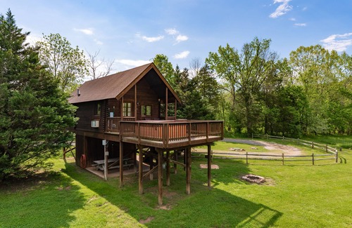 Rileyville Cabin | Discover Shenandoah River steps away! Cozy 2-bedroom Luray cabin.