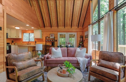 The Woods Apartment | Dog-Friendly A-Frame w/Trails, Firepit, Sports Center
