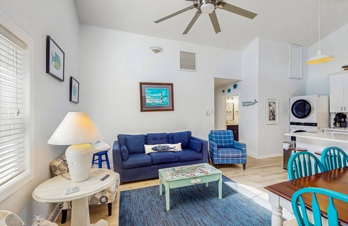 St. George Island Condo | Dog-friendly Condo with a Shared Pool, Great Beach Vibes, & Stunning Views