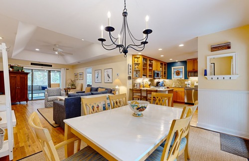 West Beach House | Dog-friendly home with deck, grill & pool - easy walk to beach, dining & shops