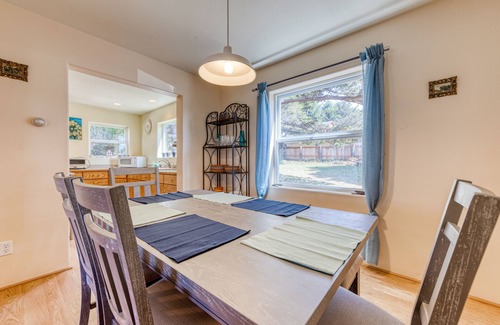 Cape Meares House | Dog-friendly house near beach w/hot tub, fireplace, enclosed yard, full kitchen