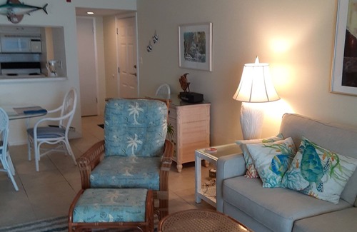 East Wind South Condo | Dolphin View-oceanfront condo with large balcony overlooking no drive beach.