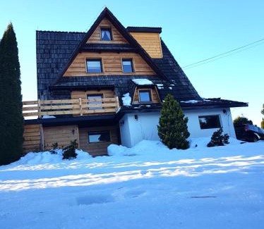 Czerwienne House | Dom Górski Klimat-Willa 160 m2 z wewnętrzną sauną fińską, zniżki do Term Gorący Potok