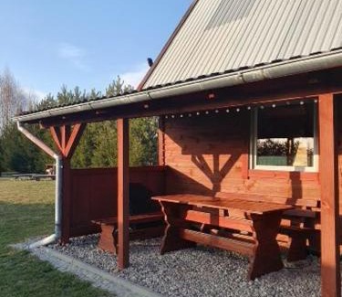 Olsztynek Cabin | Domek Pod Lasem