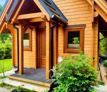 Łopuszna Ski Chalet | Domki Janosik - Prywatny stylowy domek w górach, przyjazny psom, ogrodzony ogród