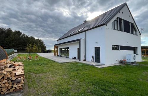 Rybno Villa | Domki na Kolonii, Trzy domki, nowe, sala bankietowa 82m2