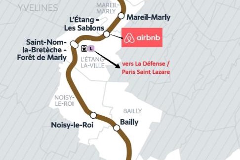 L'Etang-la-Ville Apartment | Duplex 2 chambres proche tram