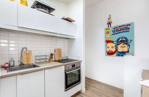 Quartier de la Chapelle Apartment | Duplex Apartment With big Terrace in Vibrant Area