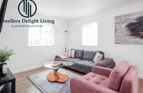 West Thurrock Apartment | Dwellers Delight Living Ltd Serviced Accommodation Charming 3 Bedroom Flat, Chafford Hundred, Grays with Free Parking & Wifi
