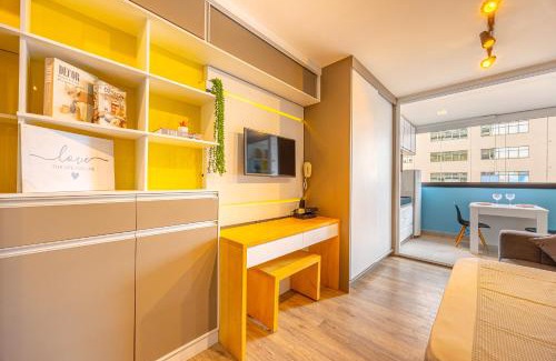 Vila Olimpia Apartment | Easy Star - Contemporâneo studio na Vila Olimpia - IS05I