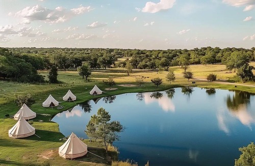 Leon Junction Apartment | [Eclipse Amenities Included]142 Acre Ranch Glamping Tent 3