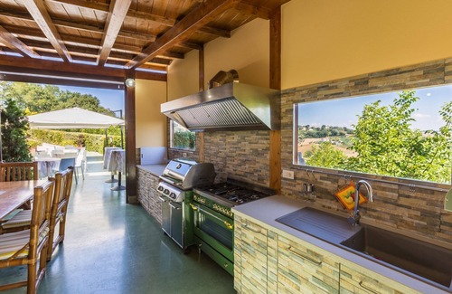 Mogliano Villa | Elegant and comfortable villa with pool and panoramic hillside views, about 30 minutes from the sea