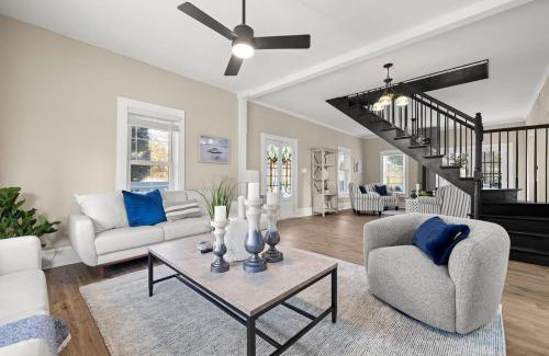 Palm Harbor House | Elegant Pool Retreat with Firepit