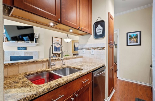 North University Condo | Elegant, Quiet, and Beautiful Rustic Home Blocks from UT and Downtown