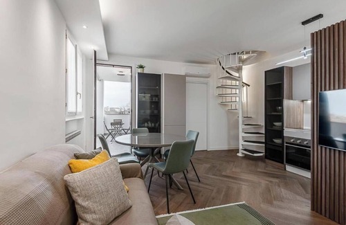 Porta Genova Apartment | Elegant Renovated Penthouse in the Heart of Milan’s Vibrant Navigli District