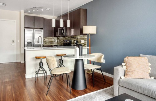 Uptown Apartment | Elegant Uptown 1BR w/ W/D, Gym & Pool, walk to RiNo bars, by Blueground