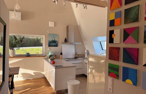 Korbecke House | Elegant vacation home Seeidylle with a view of Lake Möhne and Ansberg Forest