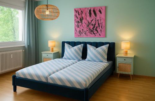 Offenbach am Main Apartment | Elegante Designwohnung mit Balkon 15min Airport und Parken