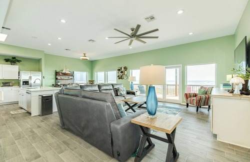Miramar House | Elevator, 2 Decks, Gulf Views all Bedrooms & More - Private Beachfront Home