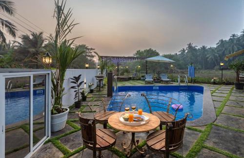 Nagaon Villa | ELIVAAS Moonlit retreat 3 BHK with Garden & Pool