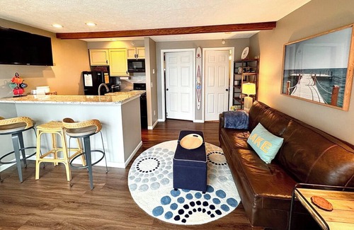 Onekama Condo | ENJOY 2 LAKES: NEW Portage Lakefront condo-HOT TUB OPEN ALL WINTER!
